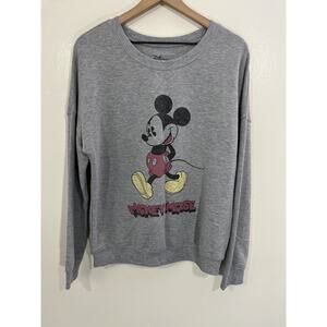 Disney Mickey Mouse Sweatshirt L Disney Parks Y2K Kidcore Retro 90s Nostalgia